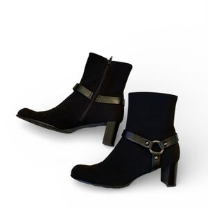 STUART WEITZMAN Neoprene Gore-Tex Harness Boots Size 9.5